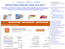 Tablet Screenshot of bruttonetto-rechner.org